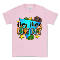 Bubblegum Pink hey there cowboy Classic Tee - Zillion Design Studio