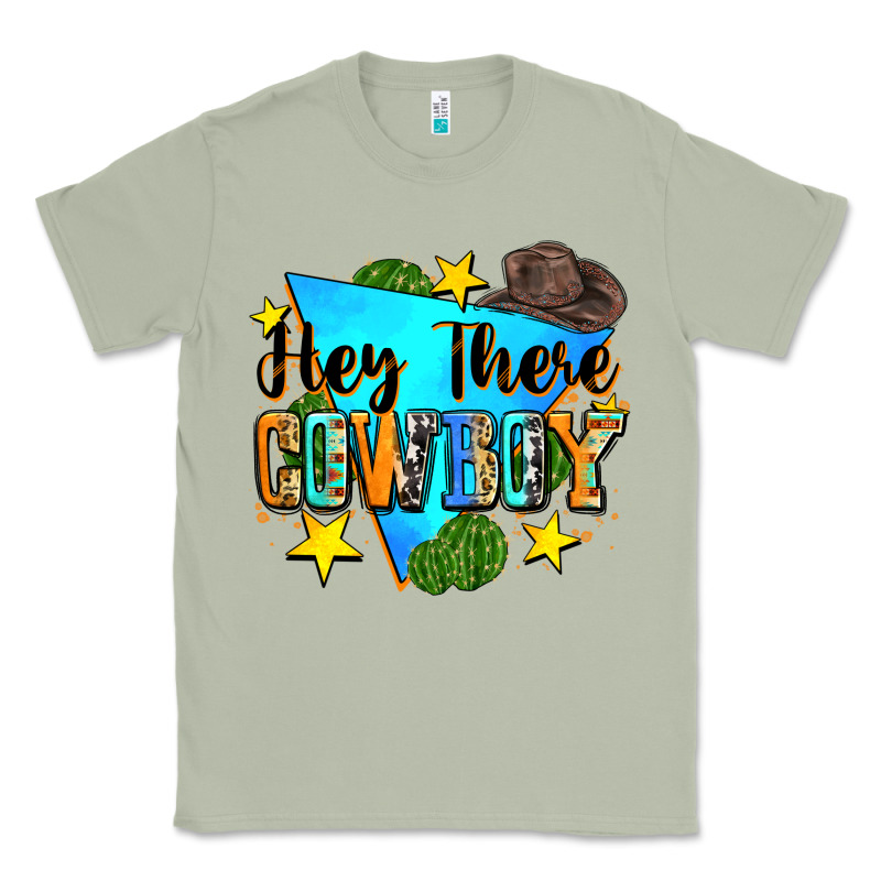 Hey There Cowboy Classic Tee by Zillion Design Studio | Teevron