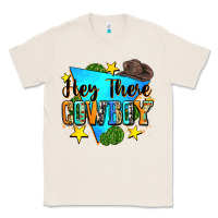 Natural hey there cowboy Classic Tee - Zillion Design Studio