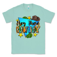 Seafoam hey there cowboy Classic Tee - Zillion Design Studio