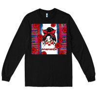 Black mamacita serape Long Sleeve Tee - Zillion Design Studio