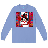Colony Blue mamacita serape Long Sleeve Tee - Zillion Design Studio