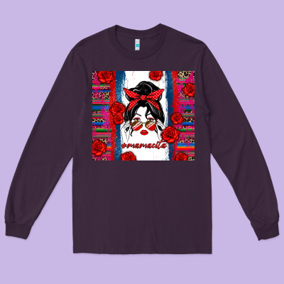 Mamacita Serape Long Sleeve Tee Designed By Zillion Design Studio