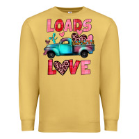 Antique Gold loads of love truck Premium Sweatshirt - JahusDesignShop
