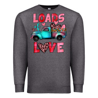 Charcoal Heather loads of love truck Premium Sweatshirt - JahusDesignShop
