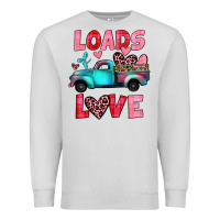 Dove Grey loads of love truck Premium Sweatshirt - JahusDesignShop