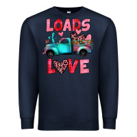 Navy loads of love truck Premium Sweatshirt - JahusDesignShop