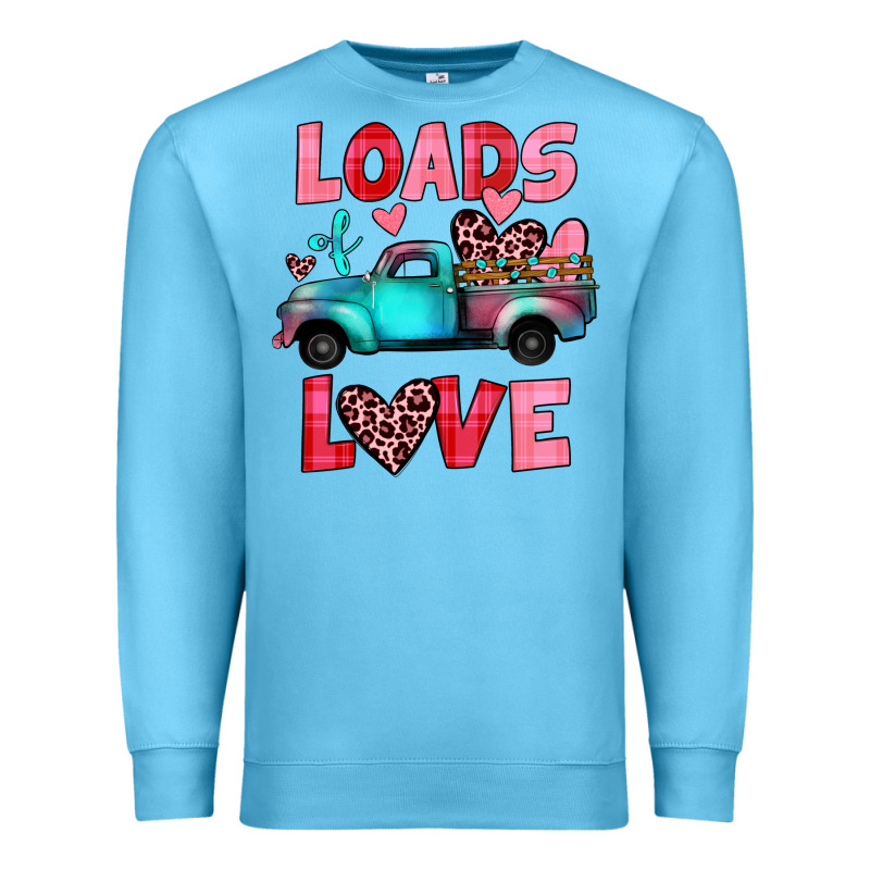 Loads Of Love Truck Premium Sweatshirt by JahusDesignShop | Teevron