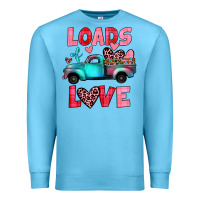 Ocean Blue loads of love truck Premium Sweatshirt - JahusDesignShop