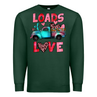 Sports Green loads of love truck Premium Sweatshirt - JahusDesignShop