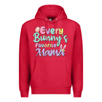 Cardinal every bunny's favorite mama Premium Hoodie - MaliasSmallBusiness
