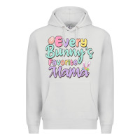 Dove Grey every bunny's favorite mama Premium Hoodie - MaliasSmallBusiness
