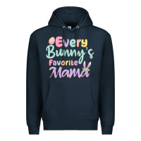 Navy every bunny's favorite mama Premium Hoodie - MaliasSmallBusiness