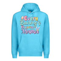 Ocean Blue every bunny's favorite mama Premium Hoodie - MaliasSmallBusiness