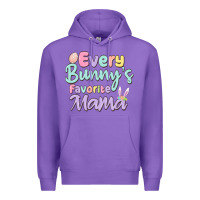 Purple every bunny's favorite mama Premium Hoodie - MaliasSmallBusiness
