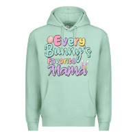 Seafoam every bunny's favorite mama Premium Hoodie - MaliasSmallBusiness