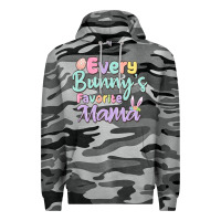 Slate Camo every bunny's favorite mama Premium Hoodie - MaliasSmallBusiness