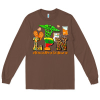 Chestnut lpn juneteenth licensed practical nurse Long Sleeve Tee - AdoDesignShop