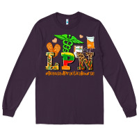 Plum lpn juneteenth licensed practical nurse Long Sleeve Tee - AdoDesignShop