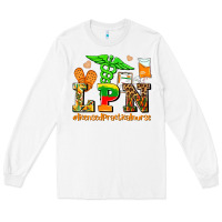 White lpn juneteenth licensed practical nurse Long Sleeve Tee - AdoDesignShop