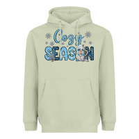 Matcha cozy season gnome coffee Heavyweight Hoodie - JahusDesignShop