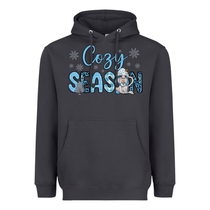 Cozy Season Gnome Coffee Heavyweight Hoodie by JahusDesignShop | Teevron