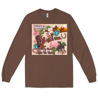 Chestnut yeehaw western Long Sleeve Tee - Zillion Design Studio
