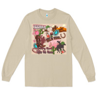 Mushroom yeehaw western Long Sleeve Tee - Zillion Design Studio