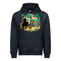 Navy pretty girls walk like this Urban Hoodie - NancyCooperArtShop