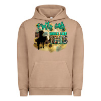 Pigment Burro pretty girls walk like this Urban Hoodie - NancyCooperArtShop