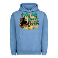 Pigment Pebble Blue pretty girls walk like this Urban Hoodie - NancyCooperArtShop
