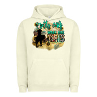 Pigment Pistachio pretty girls walk like this Urban Hoodie - NancyCooperArtShop
