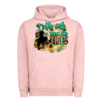 Pigment Salmon pretty girls walk like this Urban Hoodie - NancyCooperArtShop