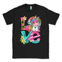 Black love summer unicorn Classic Tee - texasbilliewilder