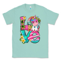 Seafoam love summer unicorn Classic Tee - texasbilliewilder