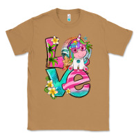Toasted Coconut love summer unicorn Classic Tee - texasbilliewilder