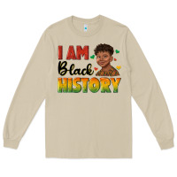 Mushroom i am black history with afro black boy Long Sleeve Tee - texasbilliewilder