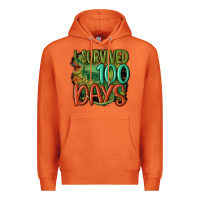 Carrot i survived 100 days Premium Hoodie - MaliasSmallBusiness