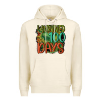 Tofu i survived 100 days Premium Hoodie - MaliasSmallBusiness