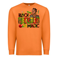 Carrot black teacher  magic Premium Sweatshirt - AdoDesignShop