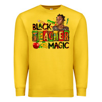 Lemon black teacher  magic Premium Sweatshirt - AdoDesignShop