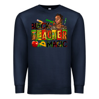 Navy black teacher  magic Premium Sweatshirt - AdoDesignShop