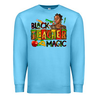 Ocean Blue black teacher  magic Premium Sweatshirt - AdoDesignShop
