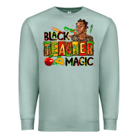 Seafoam black teacher  magic Premium Sweatshirt - AdoDesignShop