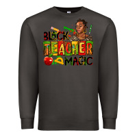 Smoke black teacher  magic Premium Sweatshirt - AdoDesignShop