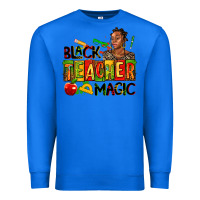 True Royal black teacher  magic Premium Sweatshirt - AdoDesignShop