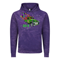 Cloud Purple mardi gras with truck Vintage Hoodie - AdoDesignShop