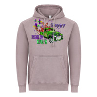 Vintage Zinc mardi gras with truck Vintage Hoodie - AdoDesignShop