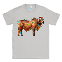Moon Dust brahman bull with christmas lights Classic Tee - RanaPortraitStore