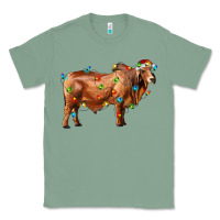 Sage brahman bull with christmas lights Classic Tee - RanaPortraitStore